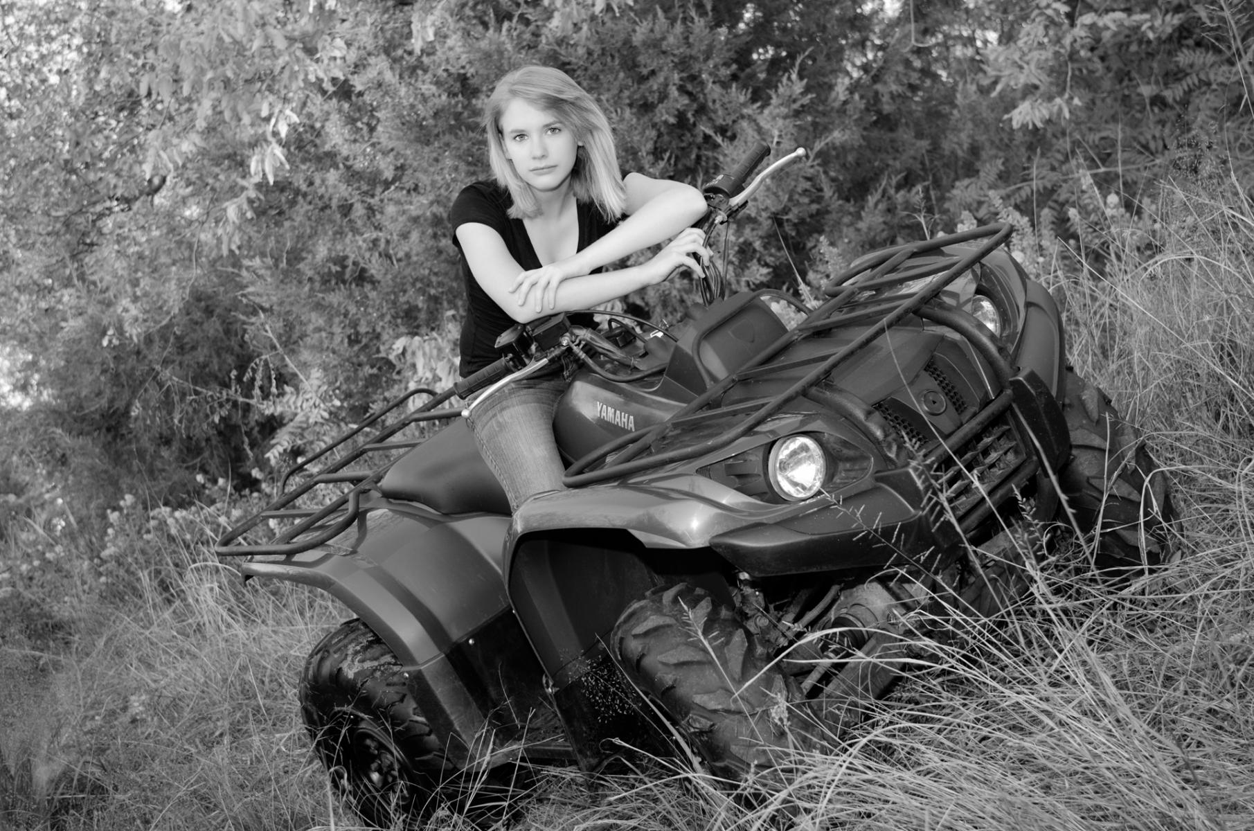 Megan Highfill, Eisenhower High School Senior "I enjoyed taking pictures with Robertsons' Warehouse. It was a lot of fun. The places we took them at were great!" by Robertsons' Warehouse Photography, Wichita, KS