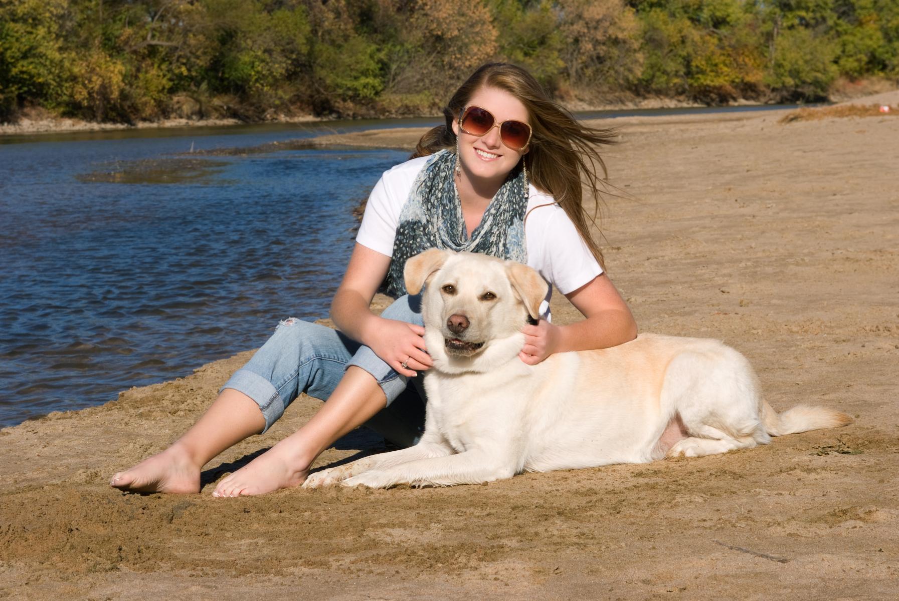 On location at the beach