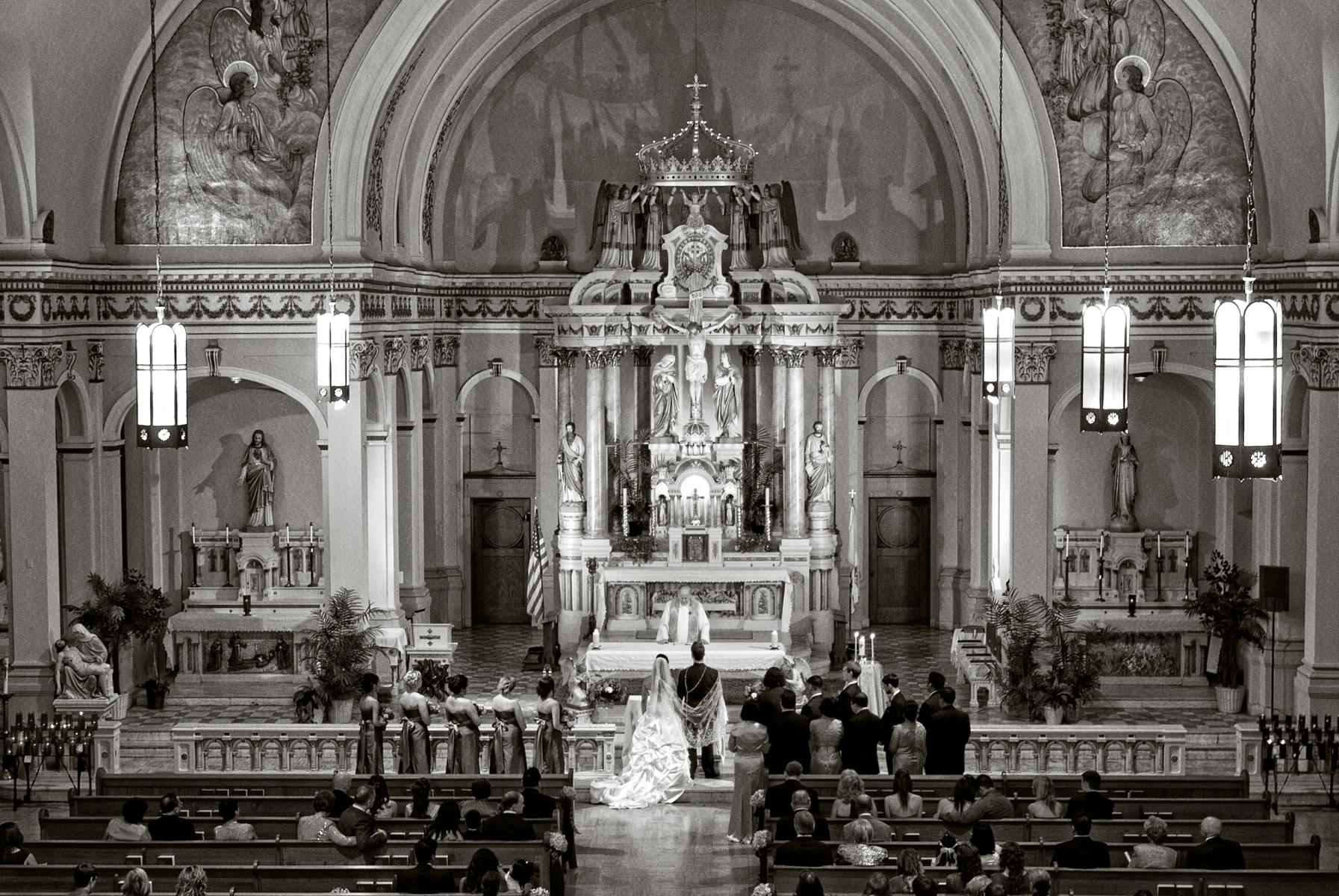 Capture the beauty of a Catholic ceremony.
