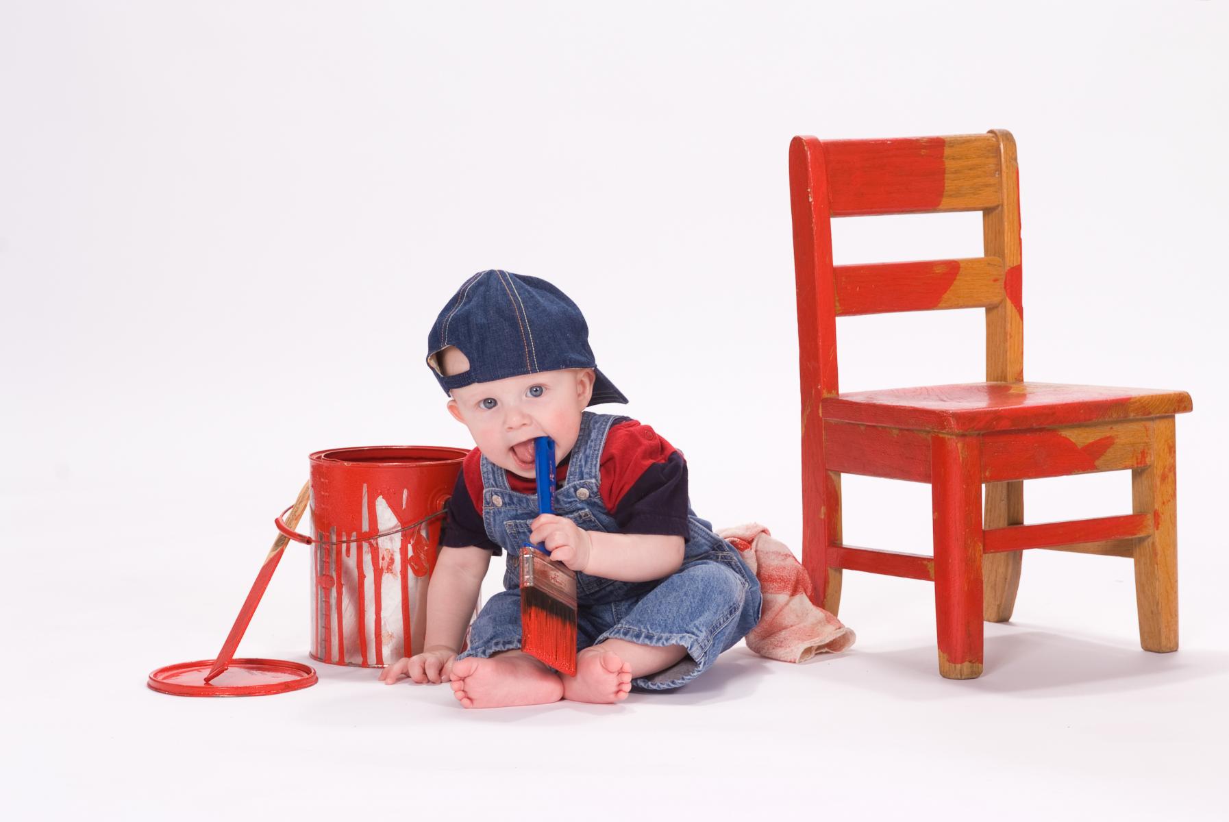 Little Boy's Playtime Photo by Robertsons' Warehouse Photography, Wichita, KS