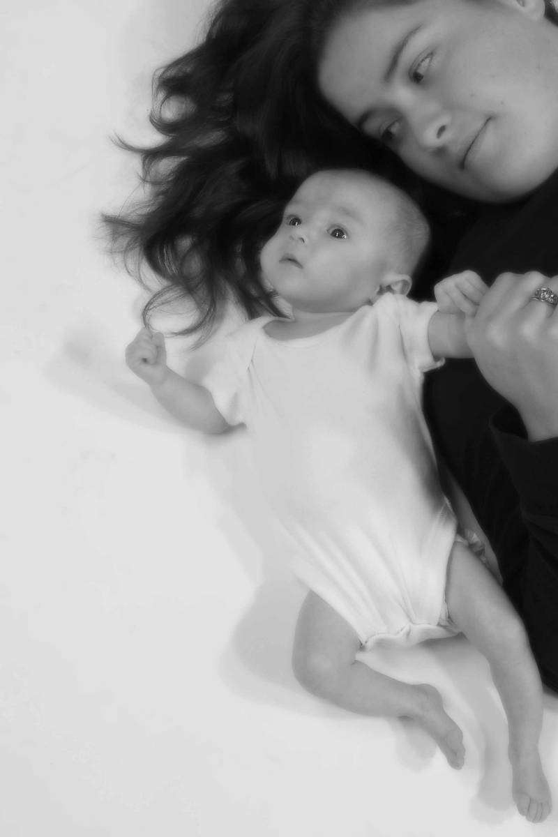 Fine Art Portrait - Mommy's Newborn Angel - by Robertsons' Warehouse Photography, Wichita, KS