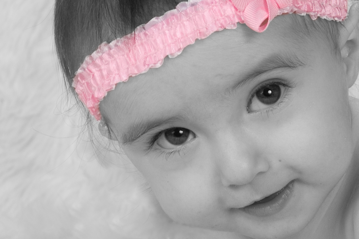 Baby's Close-up Portrait by Robertsons' Warehouse Photography, Wichita, KS