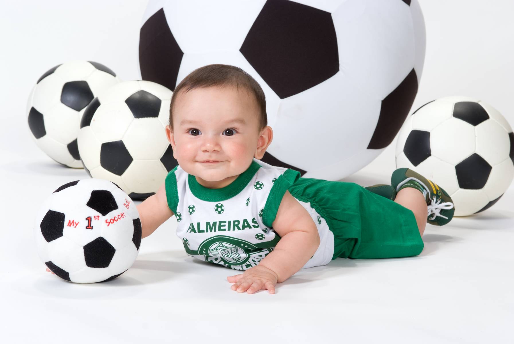 Sports Baby - 6 Month Old Boy Portrait - by Robertsons' Warehouse Photography, Wichita, KS