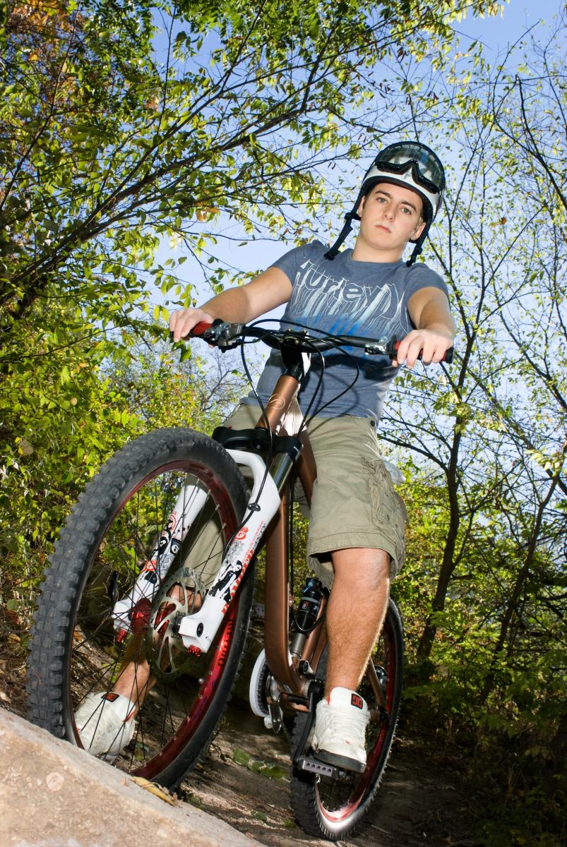 Austin Gutierrez, Circle High School Senior "I like the pictures with my car and bike. They turned out good." by Robertsons' Warehouse Photography, Wichita, KS