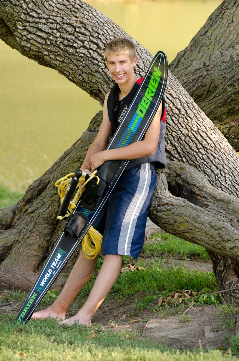 Dylan Highfill, Eisenhower High School Senior "Thank you. I liked the session. It was a good time." by Robertsons' Warehouse Photography, Wichita, KS