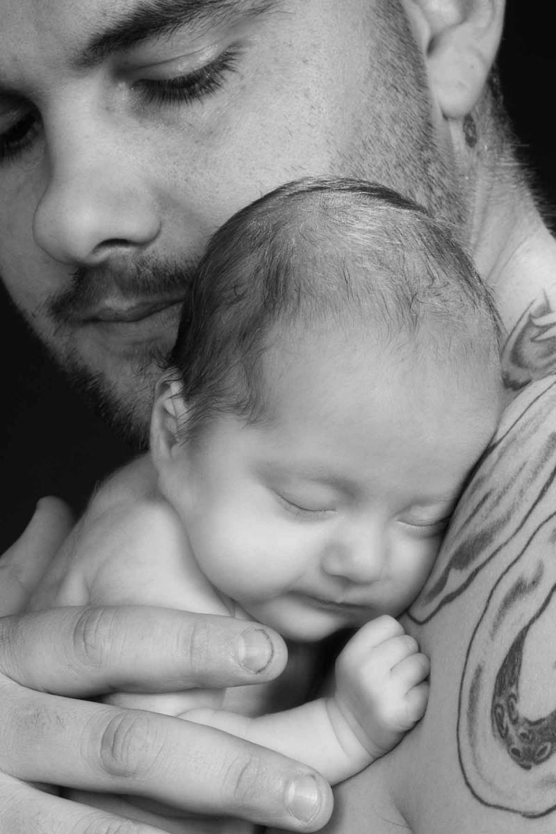 Daddy's Girl - Infant Photography - by Robertsons' Warehouse, Wichita, KS