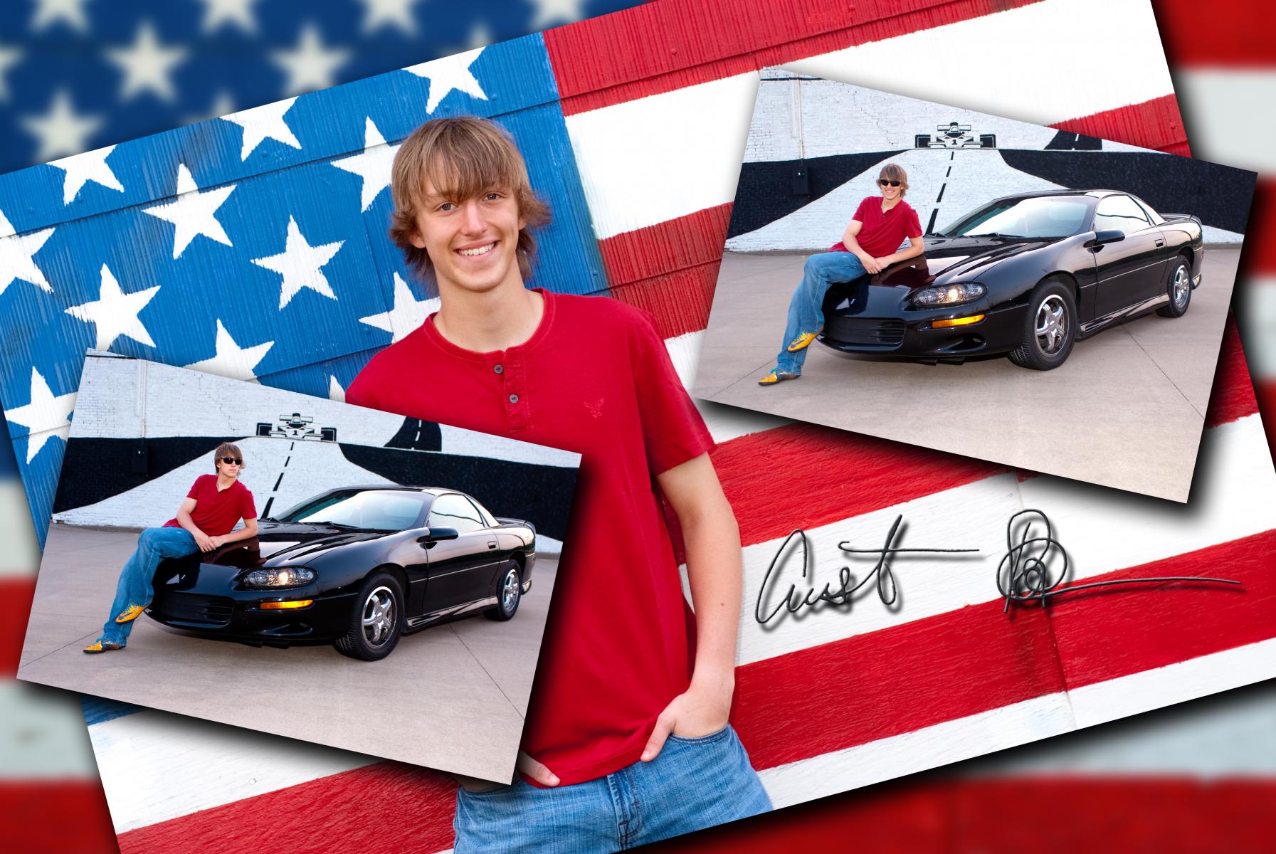 Austin Robichaux, Maize High School Senior "The photo shoot went great and I really enjoyed all the poses and places we went to." by Robertsons' Warehouse Photography, Wichita, KS