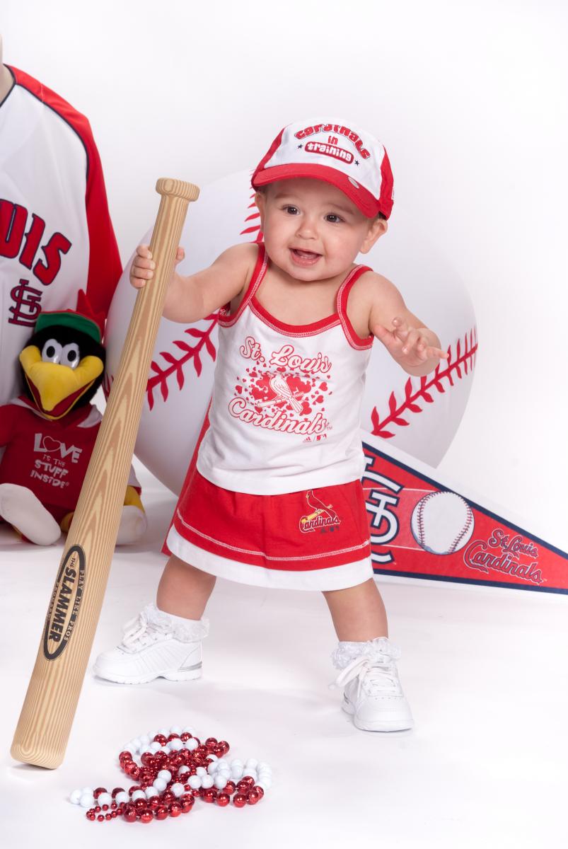 St Louis Cardinals Baby's Sports Picture by Robertsons' Warehouse Photography, Wichita, KS