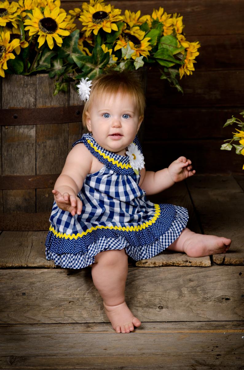 Country Casual Picture of a Toddler by Robertsons' Warehouse Photography, Wichita, KS