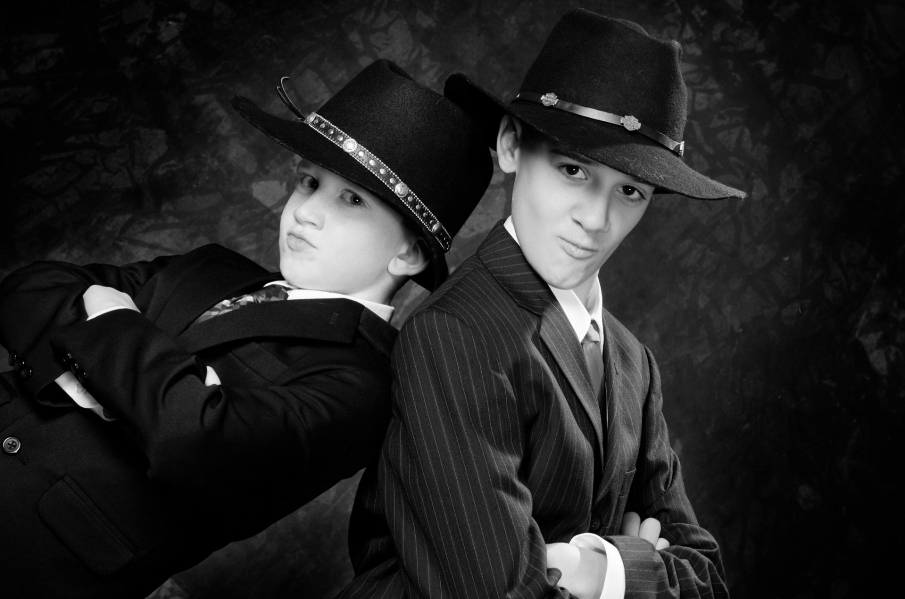 Bad Boys - Portrait of Brothers - by Robertsons' Warehouse Photography, Wichita, KS