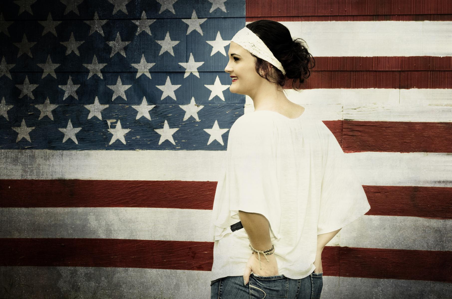 Special effects adds intrigue to this high school senior portrait by Robertsons' Warehouse Photography, Wichita, KS